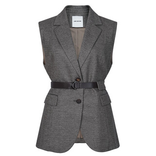 Jan an no gray coffee fashion suit vest/pants/shirt autumn and winter new style j2560264mj gray coffee vest j2560264mj l 40