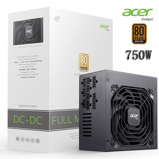 Emachines acer acer ac750 rated 750w full module power supply (pcie5.0/80plus bronze medal/active apfc+dc-dc/support 4070ti graphics card acer acer ac750w black full module power supply