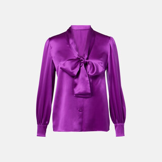 Dolce&gabbana silk shirt p01009535 purple 3xs cn 145/76