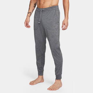 Nike yoga men's quick-drying trousers summer yoga pants knitted sports fitness training 065 cool gray/color/cool gray s