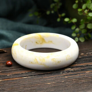 Baozha natural bone china white flower beeswax bracelet raw stone bracelet men's and women's amber bracelet unoptimized bracelet collection bracelet ring (54)