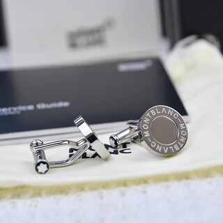 Montblanc montblanc men's jewelry exquisite french cufflinks business formal cuff pins silver letters