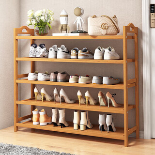 Small craftsman's simple shoe rack at home entrance vertical multi-layer space-saving dormitory storage dust-proof storage rack four layers 60