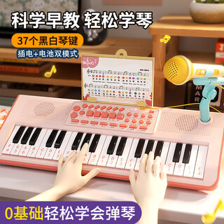 Crown nest children's toys girls birthday gifts 3-6-8 years old electronic piano playable piano early education educational toys for boys