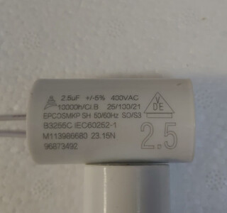 1uf2uf2.5uf3uf4uf5uf400v imported hanging fireplace motor starting and running capacitor 2.5uf400v