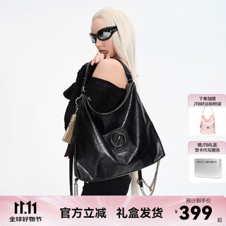 Jellytoyboy bag women's bag jtb roaming bag new niche crossbody shoulder bag large capacity commuter crossbody bag black