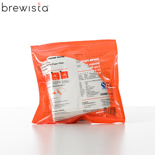 Brewista hand-brewed coffee v60 filter paper drip coffee powder filter paper bleached cone filter paper v01/02 size 02 large - made in china