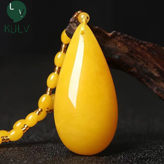 Fat donglai's second generation beeswax pendant of the same style, long beeswax sweater chain necklace, women's accessories, clothing pendant, fashion gift, cloud and water droplets