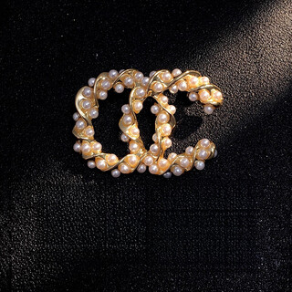 Snqp xiaoxiangfeng oc letter brooch women's fashion design corsage pin suit accessories gold