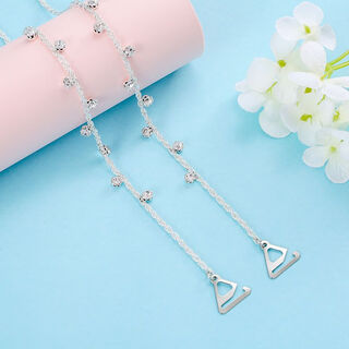 Queen trip invisible shoulder strap summer sexy invisible bra strap metal rhinestone bra with one-word collar replaceable underwear accessories flower chain zircon pair 1.8 cm hook