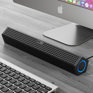 飞利浦SPA510电脑音响蓝牙音箱有线小音响家用桌面台式机重低音炮长条笔记本微信收款迷你小钢炮家庭影院 SPA510P 升级版有线/蓝牙+内置电池