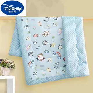 Disney disney baby beanie quilt newborn baby autumn and winter beanie quilt baby beanie velvet cover rainbow bear blue 1m*1m (650g)