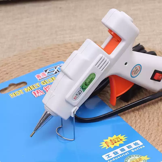 Rsrddy fine mouth glue gun 1.0mm said sd-a601 professional grade hot melt glue gun constant temperature glass fine head glue gun 7mm glue stick fine mouth 1.0mm white said glue gun