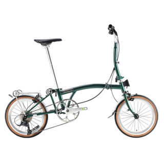 Cranston guobu r9 xiaobu folding bike 9-speed portable subway rear commuting 16-inch portable travel bicycle postal green 9-speed m handlebar about 11.5kg 16 inches