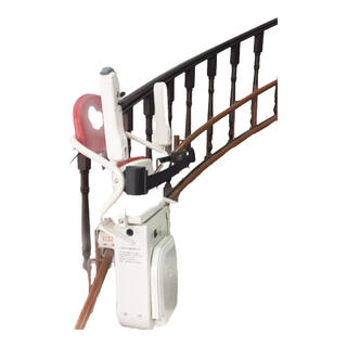 Oukulai chair elevator villa elderly people go up and down stairs stair climber stair lift chair handrail rotating elevator nanjing sample information 120kg