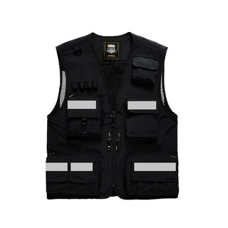 Weijiu motorcycle cycling racing reflective vest security patrol fluorescent yellow night vest printing customized black 3xl