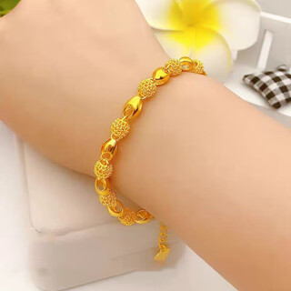Book pocket pure gold 9999 exquisite bracelet for women versatile adjustable gold bracelet 18k bracelet gift temperament exquisite bracelet gift gold shop lao fengxiang same style