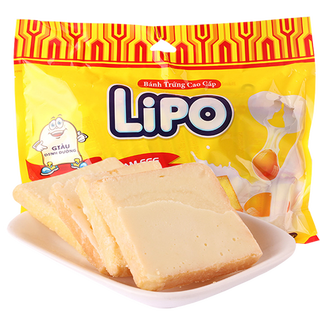 Lipo original rusks 260g/bag snack gift pack vietnamese imported biscuits travel picnic