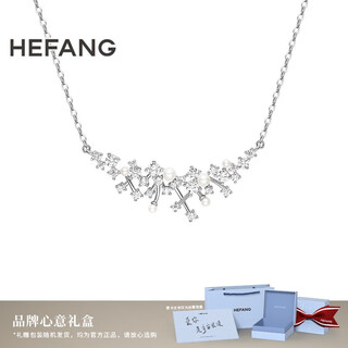 Hefang he fang jewelry brilliant nebula clavicle chain necklace silver ladies high-end birthday gift for girlfriend