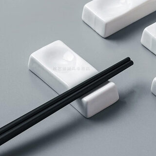 Le jingyi 10-pack ceramic chopstick holder chopstick holder household holder chinese-style dining table chopstick holder hotel chopsticks spoon dual-purpose 10-pack ceramic chopstick holder