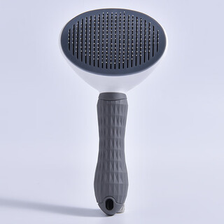 Bellega cat and dog comb dog hair brush pet massage comb cat comb special comb to remove floating hair and remove flea comb upgraded model - gray