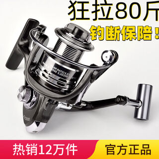 Spinning wheel, metal gapless lure fishing wheel, special fishing wheel for long-distance casting, fishing wheel, sea pole, sea pole, 1000 series, left and right hand interchangeable type