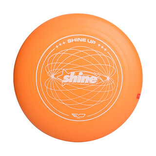 Yikun discs 145g youth campus frisbee outdoor sports adult novice training slalom competition star floppy disk bright orange