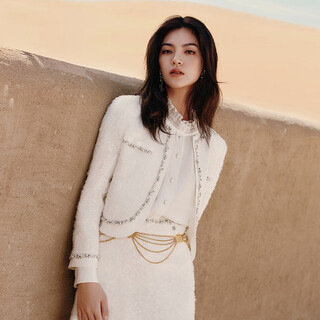 Badina high-end natural shirt for women 2025 autumn new lace collar top with off-white s