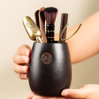 Yijuke tea ceremony six gentlemen tea set accessories tea needle tea knife tea clip tea spoon tea cake knife tea fork pot pen set