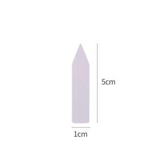 Benxinnong garden succulent plant plastic ground sign one-line label flower succulent gardening ground sign 5x1 (white) one thousand pieces