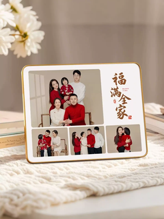 Yong huan washes family photos, customizes photo frames and sets the table, enlarges and prints wedding photos, makes wall-hanging wedding high-end photo albums, 10-inch table 25x20cm