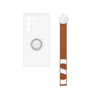 Samsung (samsung) galaxy s24 s24+ s24 ultra 5g original transparent multi-functional protective case stand mobile phone protective case s24 ultra transparent