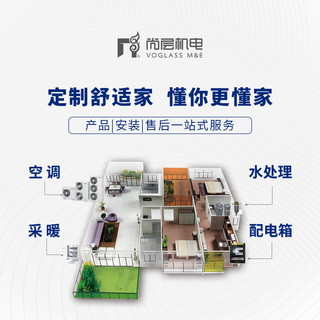 Shang layer mechanical and electrical flat villa mechanical and electrical-equipment configuration plan customized health and comfort system building area 100-120 square meters