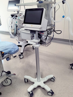 Renjuyi spot mindray epm10 epm12m series monitor cart mobile trolley ecg bracket with basket less than ten units