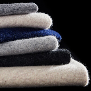 Emz ordos inner mongolia-produced worsted velvet trousers, velvet trousers, men's thickened women's thermal trousers, slim-fitting thin wool trousers, men's dark gray m (pure cashmere)