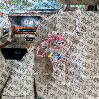 Workhorse mounted tissue box with a creative and cute feel ms. shirley mei's 2025 new seat back hanging paper box hanging seat model spring outing childlike overalls mei mei boutique face puff white hanging type