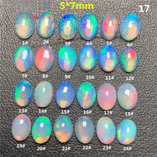 Everlasting leaf ia opal stone rough 17-day natural opal ring full fire opal colored opal 1#