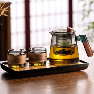 Yipottea ru kiln tea set teapot tea cup tea tray household tea table high-end new tea set