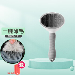 Paike comb for cats, pet dog comb, cat hair cleaner, comb brush, cat comb, self-cleaning comb, classic style with protective points, one-click hair removal
