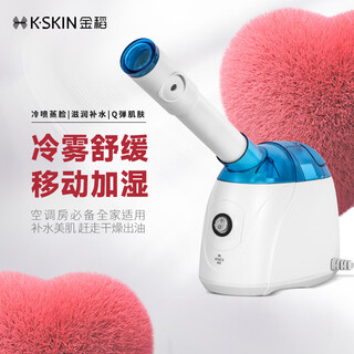 Golden rice spray froid pour le visage - vapeur domestique - humidificateur pour le visage - nano spray - instrument d'hydratation - instrument de beauté kd23317 - spray froid bleu (grand spray)