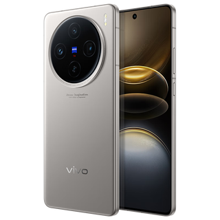 Vivo chooses 24 interest-free installments vivo x100s dimensity 9300+ 7.8mm thin straight screen camera phone 12g+256gb titanium color official website standard