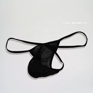 Original love chainmail ultra-transparent metal wire silver low-waisted thong comfortable color designer style 25 new men's black one-size-fits-all waist 70cm-100cm