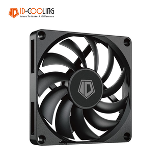 Id-cooling 8cm thin fan, matte chassis fan, 4pin interface, pwm temperature control, suitable for itx push-down computer radiator modified fan no-8010-pwm