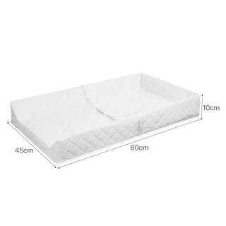 Baby crib removable crib changing table portable bed touch pad nursing table baby bed diaper changing white three-sided crib