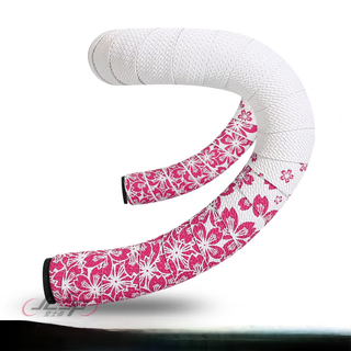 Npynpy sakura road handlebar with bicycle handle anti-slip strap wear-resistant shock-absorbing straps fall-resistant cycling equipment white pink sakura