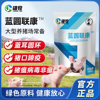 Male herding pig ring blue ear disease, dermatitis, pimples, eye edema, purification of blue ear blue ear, blue ear, non-swine fever feed additive, blue ear, blue ear health*3