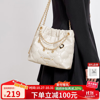 Cnoles rhombus rhombus bag for women niche high-end one-shoulder cross-body armpit bag practical birthday gift for girlfriend