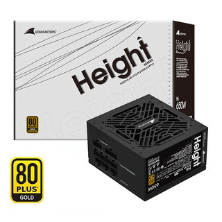 Great wall liejin h series gold medal full module desktop host desktop computer power supply leakage monitoring/single 12v/full voltage/automatic start and stop h6 650w gold medal full module/leakage monitoring