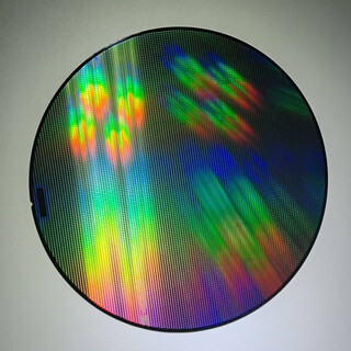 Crystal cpu wafer wafer photolithography integrated circuit chip semiconductor silicon wafer teaching science test eight inches 13 free acrylic bracket