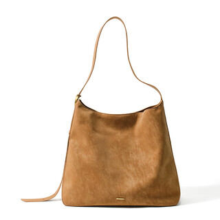 Ximuting ximuting jingye bucket bag 2025 new female commuter bag design niche single shoulder crossbody bag warm camel brown_pre-sale 15 days